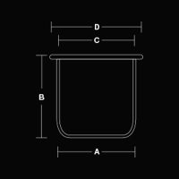 Zr Fluxer Style Crucibles