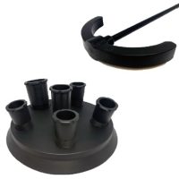 Static Dissipative PTFE Reactor Accessories – Safe, Conductive Lab Components